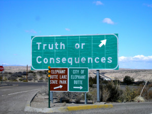Truth or Consequences is just off Interstate-25, midway between El ...