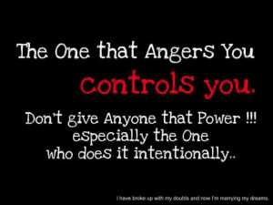 The One That Angers You