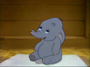 ... of ridicule, and the other, mean and gossipy elephants call him Dumbo