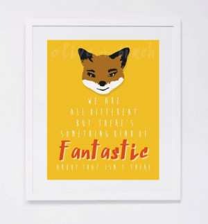 Fantastic Mr. Fox! This is a digital printable that will be sent to ...