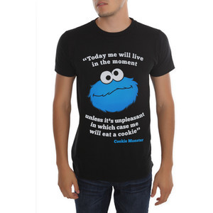 Sesame Street Cookie Monster Quote Slim Fit Shirt Hot Topic