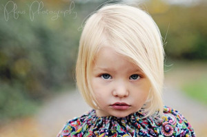 Blonde toddler girl portrait *Charli’s bangs aren’t long enough ...