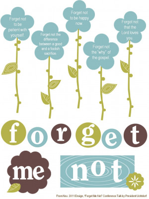 Forget Me not..