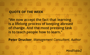 Quote of the Week: Peter Drucker on Keeping Up With Change