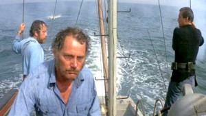 Jaws - Captain Quint draws the shark