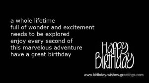 words for inspirational birthday wishes