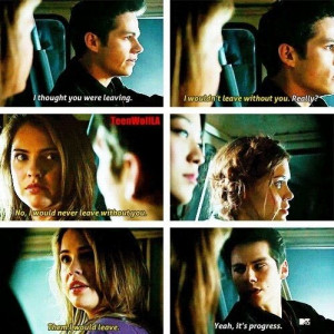 tell that Lydia is jealous of Stiles and Malia. Everyone hates Malia ...