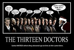 and The Santa (DarkJediKnight) Tags: santa christmas poster who dr ...