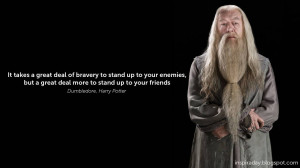 Dumbledore Quote On Courage, Enemies, & Friends