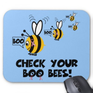 Funny breast cancer awareness mousemat from Zazzle.com