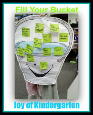 photo of: Joy of Kindergarten: Fill your Bucket (Kindness RoundUP via ...
