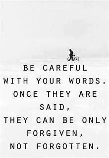 For the tongue is like a double edged sword, able to take like, and to ...