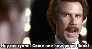 gpoy will ferrell anchorman not really though animated GIF