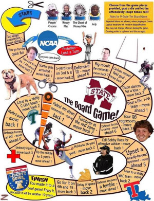 ... Mississippi State. People are not too happy in Starksville to say the