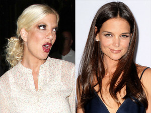 Tori Spelling has some harsh words for Katie Holmes, courtesy of her ...