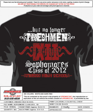 Sophomore Slogans Sophomore shirt ideas