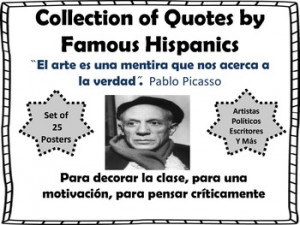 COLLECTION OF QUOTES BY FAMOUS HISPANICS BULLETIN BOARD SET ...