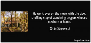step of wandering beggars who are nowhere at home stijn streuvels