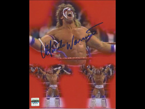 Ultimate Warrior Autographed 