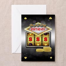 Casino Birthday Greeting Cards