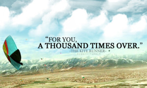 The Kite Runner ” by Khaled Hosseini.