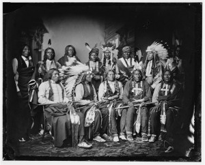 Red Cloud and other Souix created between 1865 and 1880