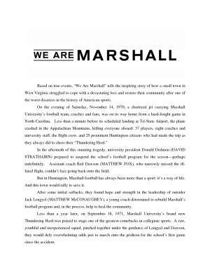 We Are Marshall Movie Quotes