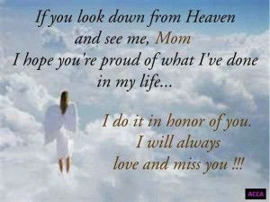 Miss you Mom. LOVE LISA.....