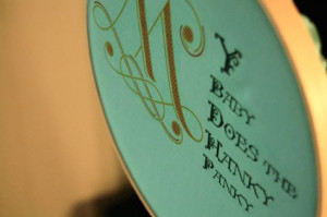 ... to those who are not cross-stitch friendly as I am. They're lovely