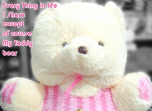 Love My Teddy Bear Quotes