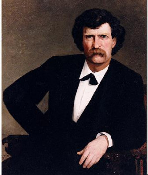portrait of mark twain by francis davis millet photo courtesy of dave ...