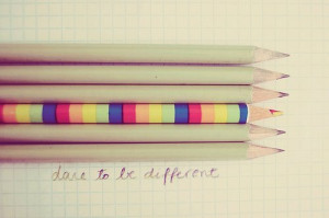 color, colorful, cute, diffference, life, love, pencils