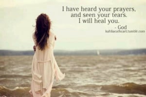 God's healing power...