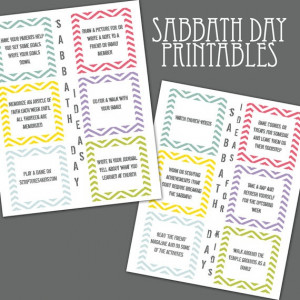 LDS Sabbath Day Ideas for Kids Printable by EmilyJaneDesignsIncFhe ...