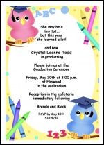 Kindergarten graduation invitation and cake ideas