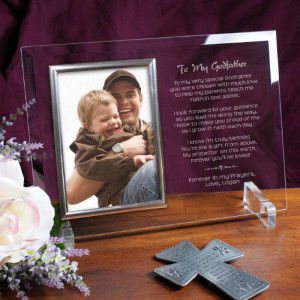 Godparent Gift Personalized Picture Frame