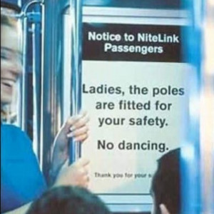 Lmao pole dancing on a subway?