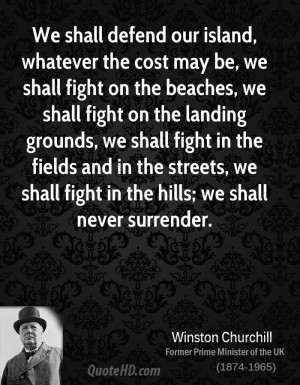 What is your favorite Winston Churchill Quote?
