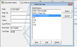 can set the default sales tax rate (if applicable) that all new quotes ...
