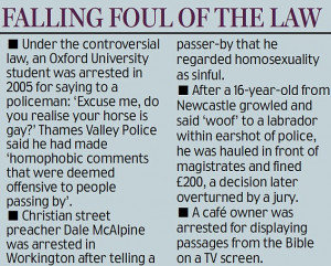 Gay rights campaigners from the group Outrage! were arrested under the ...