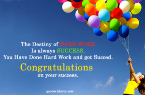 Congratulations Quotes Sayings and Wishes