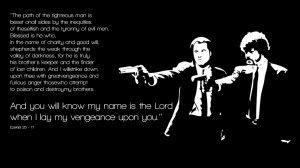 Pulp Fiction Wallpaper 1920x1080 Pulp, Fiction, Quotes, Bible, Ezekiel