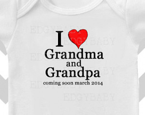 COMING SOON I love Grandma and Grandpa Baby Neutral Bodysuit by Simply ...