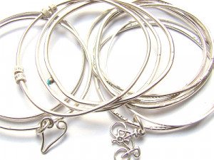 bangle these gorgeous bangles are formed from sterling silver wire ...