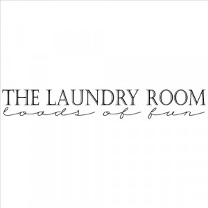 The Laundry Room... vinyl lettering home wall decal decor art quote