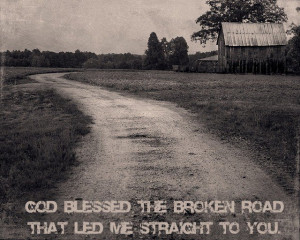 Broken road. AH.