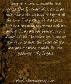 Yes, I am a Little House on the Prarie slut.