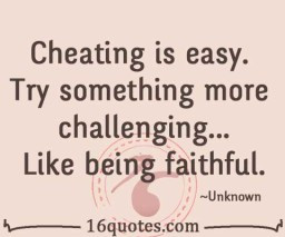 Cheating Quotes