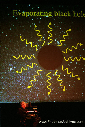 Stephen Hawking /Evaporating Black Hole