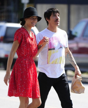 Anthony Kiedis Is All Smiles After Lunch